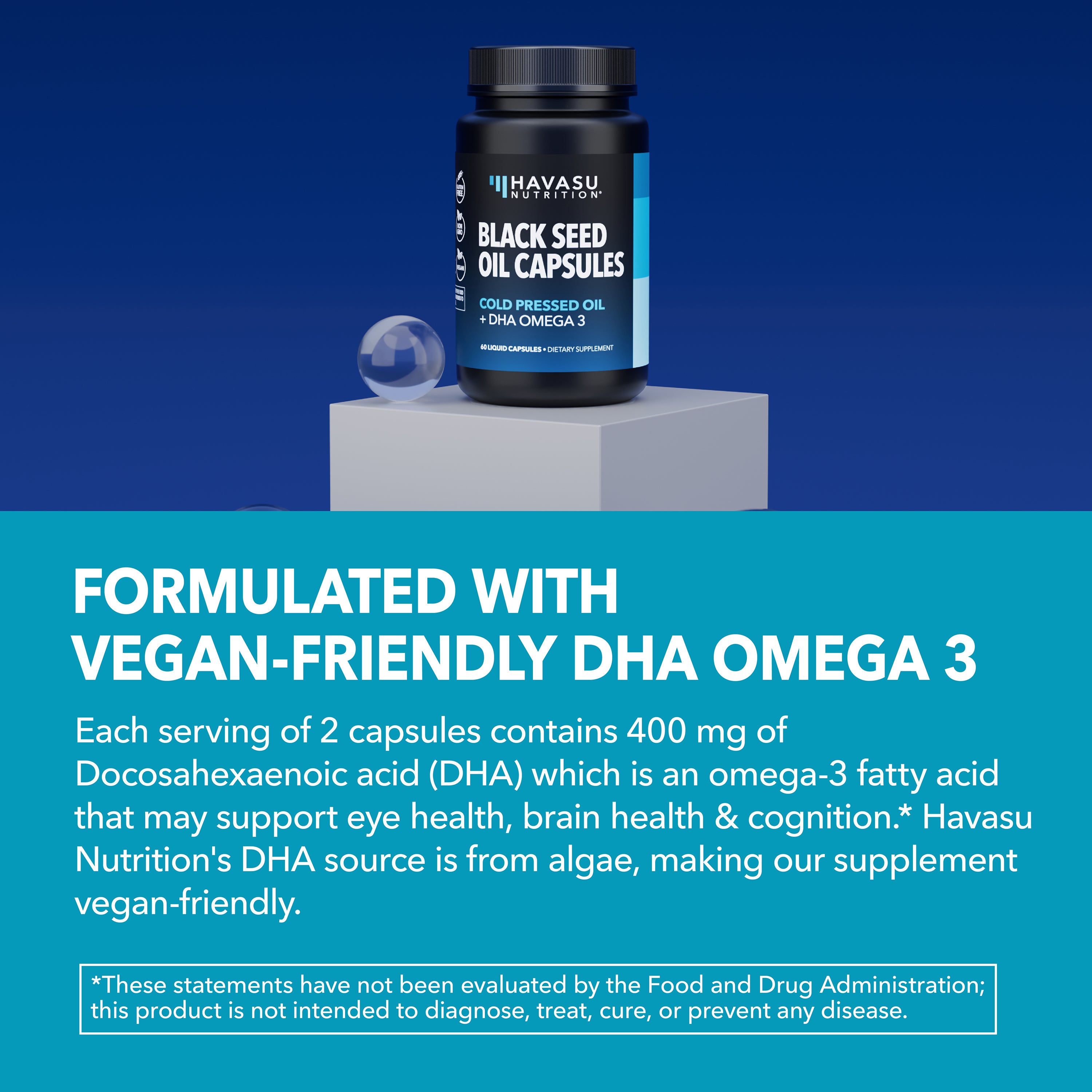Black Seed Oil + DHA Liquid Capsules