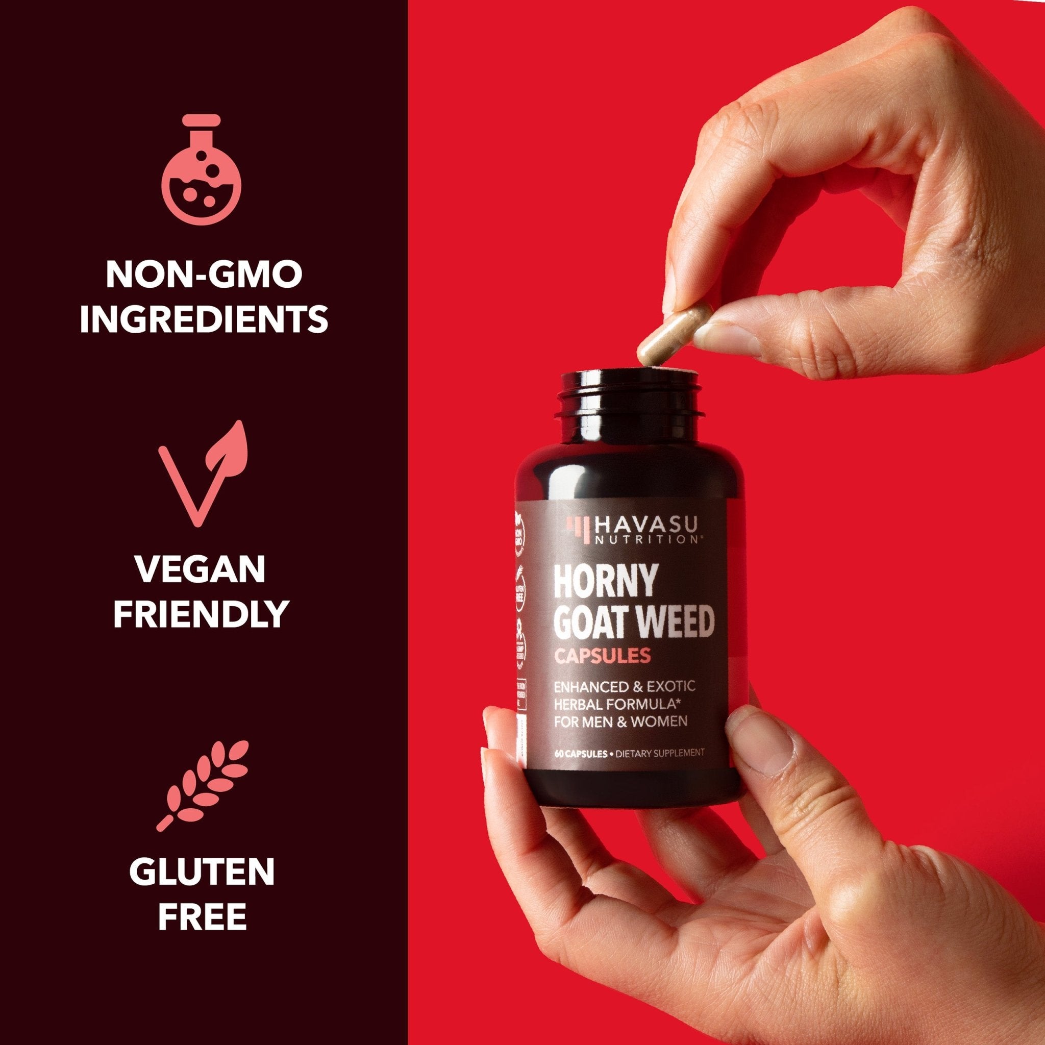 Horny Goat Weed Capsules - Havasu Nutrition