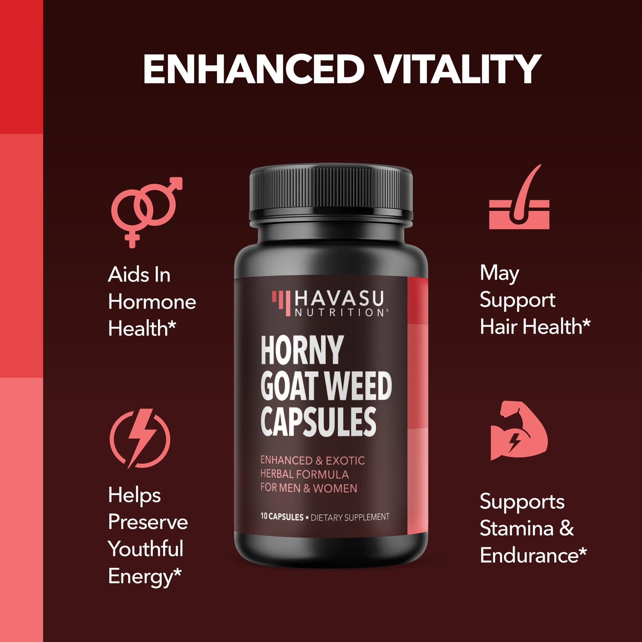Horny Goat Weed Capsules - Havasu Nutrition