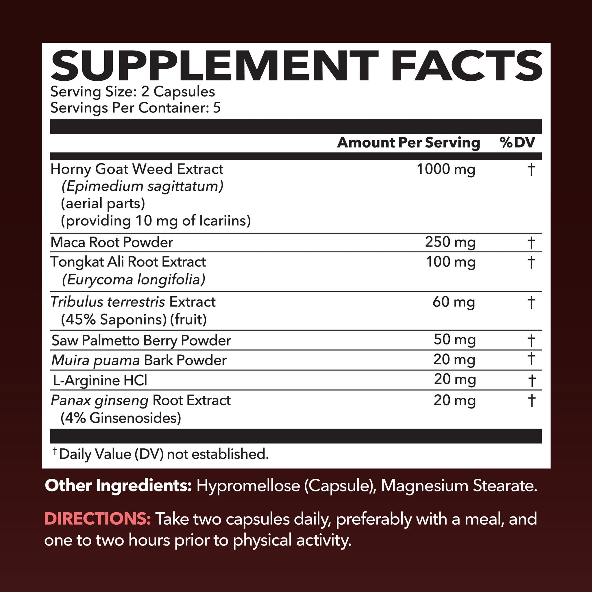Horny Goat Weed Capsules - Havasu Nutrition