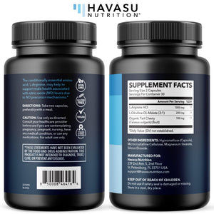 L - Arginine Capsules - Havasu Nutrition