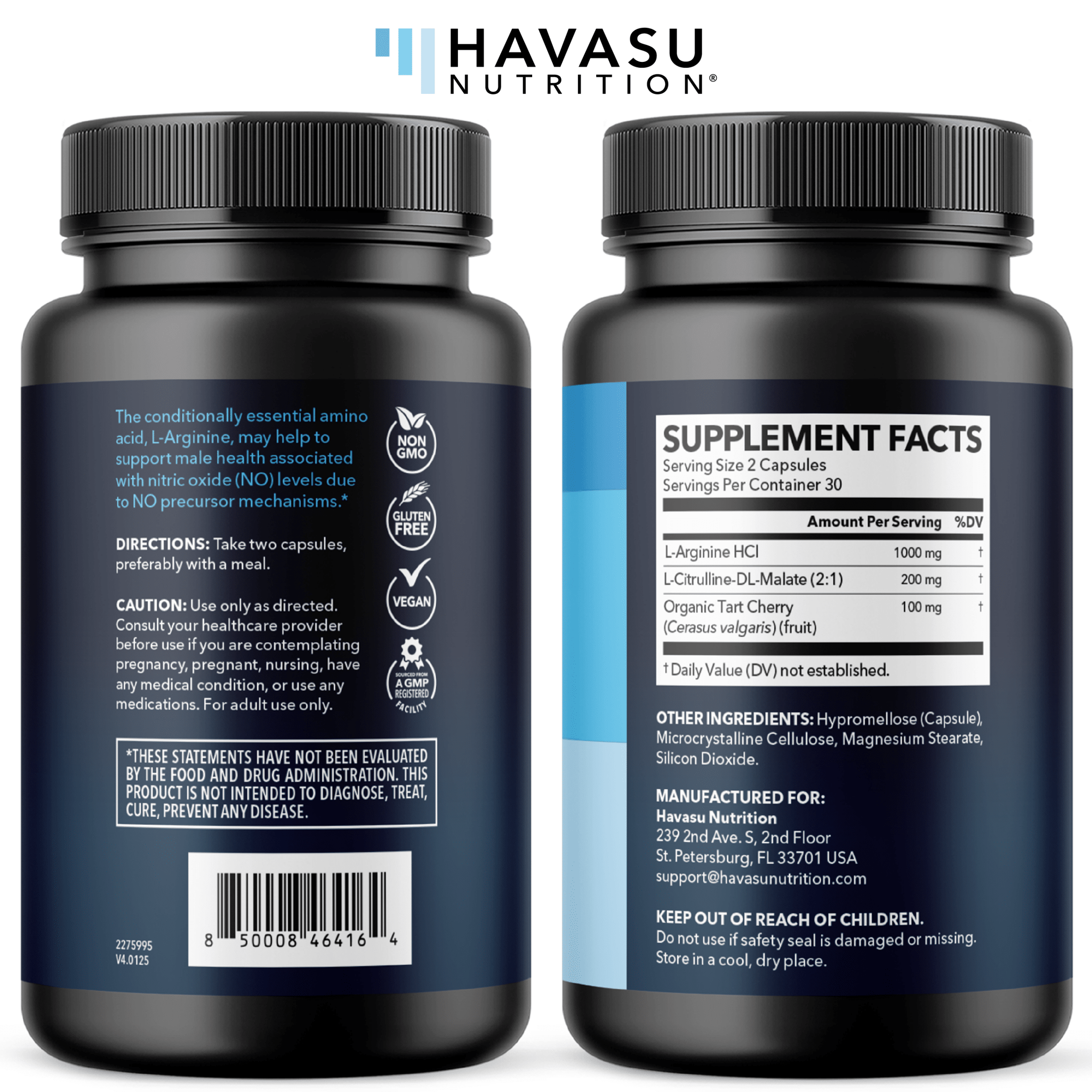 L - Arginine Capsules - Havasu Nutrition