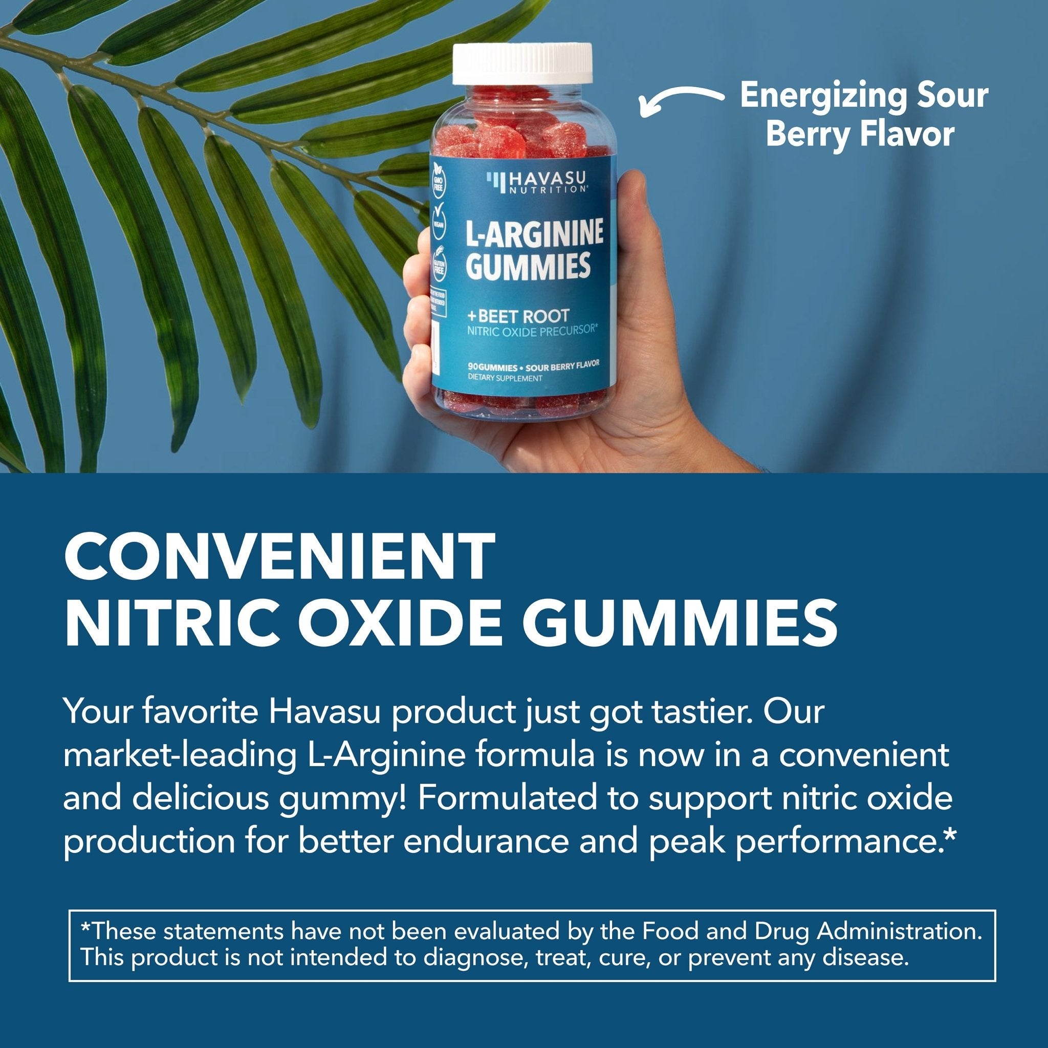 L-Arginine Gummies, Berry - Havasu Nutrition