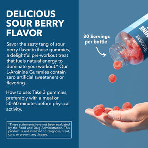 L-Arginine Gummies, Berry - Havasu Nutrition