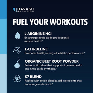 L - Arginine Powder, 3.7oz - Havasu Nutrition