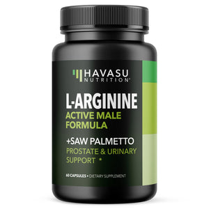 L-Arginine + Saw Palmetto Capsules - Havasu Nutrition