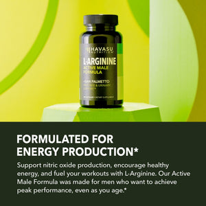 L-Arginine + Saw Palmetto Capsules - Havasu Nutrition