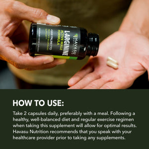 L-Arginine + Saw Palmetto Capsules - Havasu Nutrition