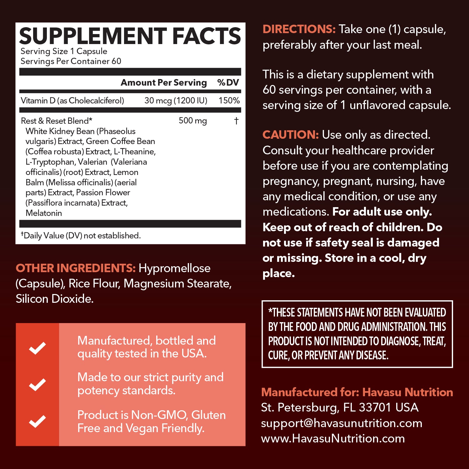 Night Time Fat Burner Capsules