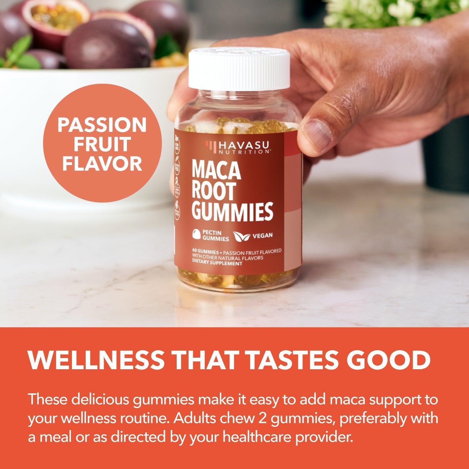 Maca Root Gummies, 60ct - Havasu Nutrition