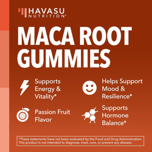 Maca Root Gummies, 60ct - Havasu Nutrition