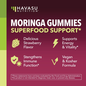 Moringa Gummies, 60ct - Havasu Nutrition