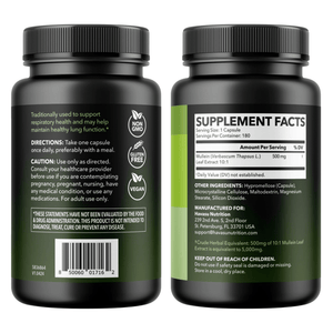 Mullein Leaf Capsules, 180ct - Havasu Nutrition