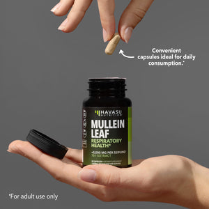 Mullein Leaf Capsules, 30ct - Havasu Nutrition