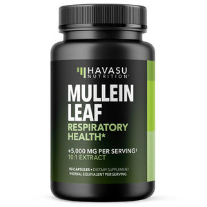Mullein Leaf Capsules, 90ct - Havasu Nutrition