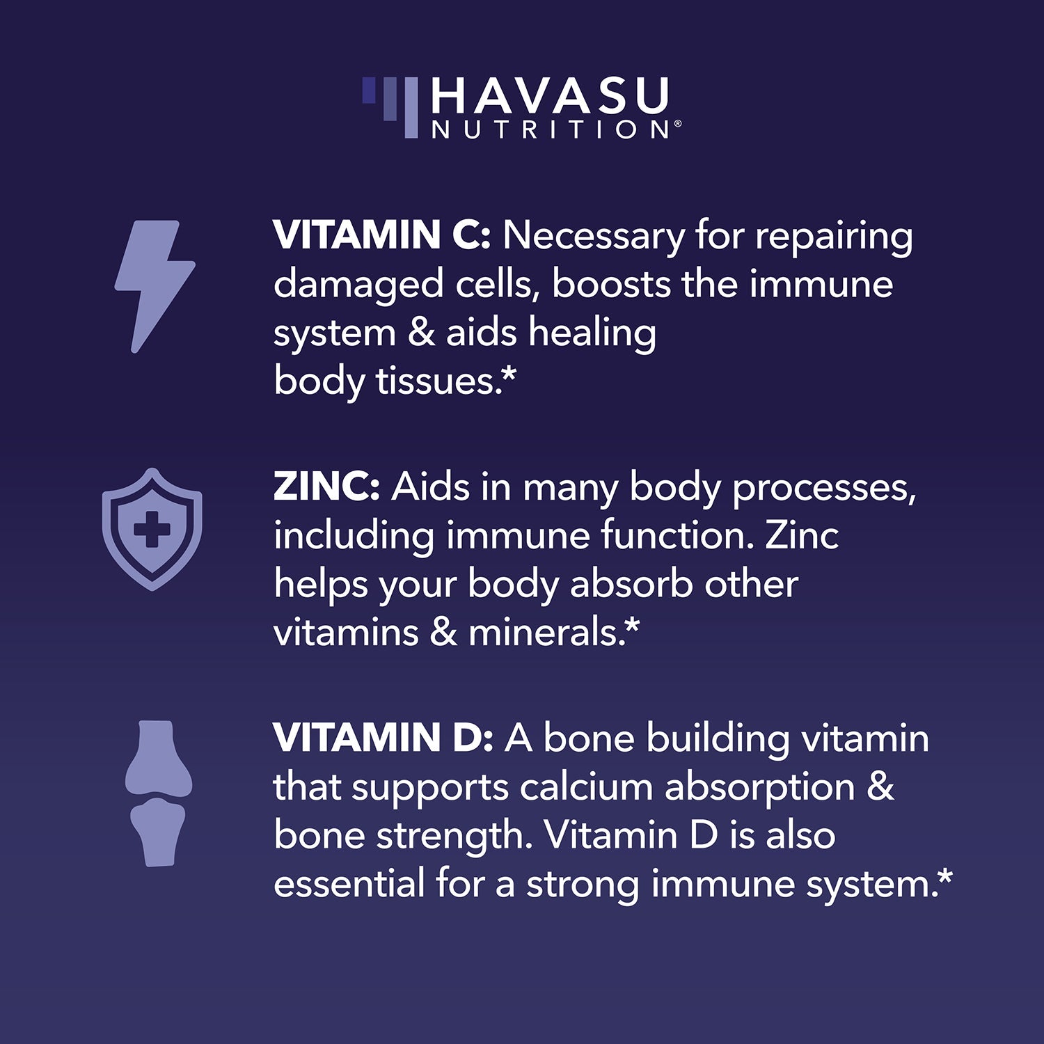 Multivitamin Gummies for Adults, Orange, Strawberry, Cherry - Havasu Nutrition