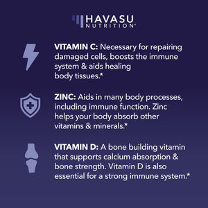 Multivitamin Gummies for Adults, Orange, Strawberry, Cherry - Havasu Nutrition