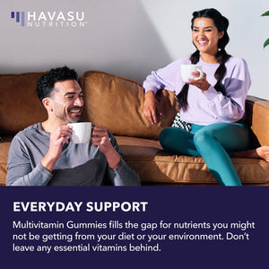 Multivitamin Gummies for Adults, Orange, Strawberry, Cherry - Havasu Nutrition