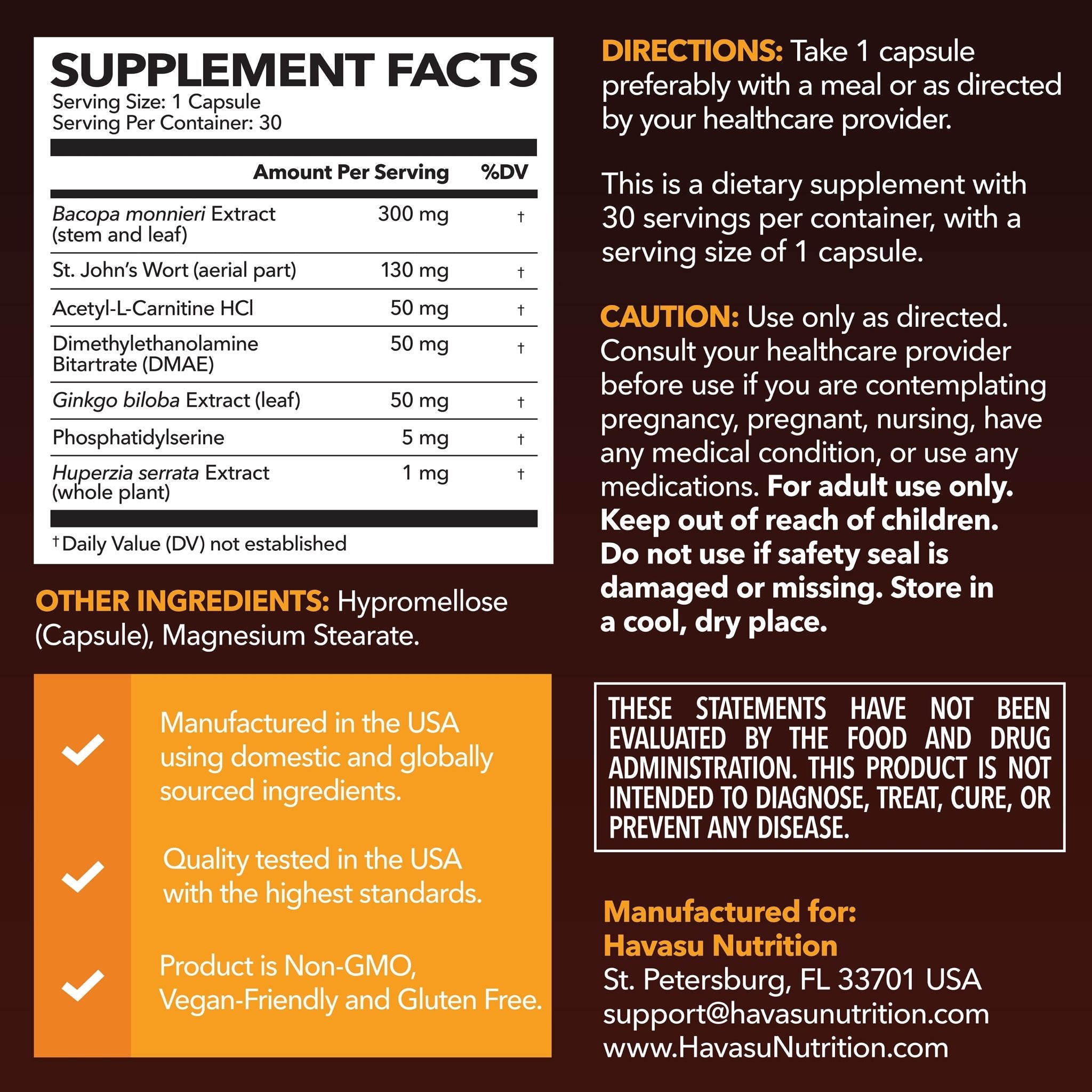 NeuroIgnite Capsules - Havasu Nutrition