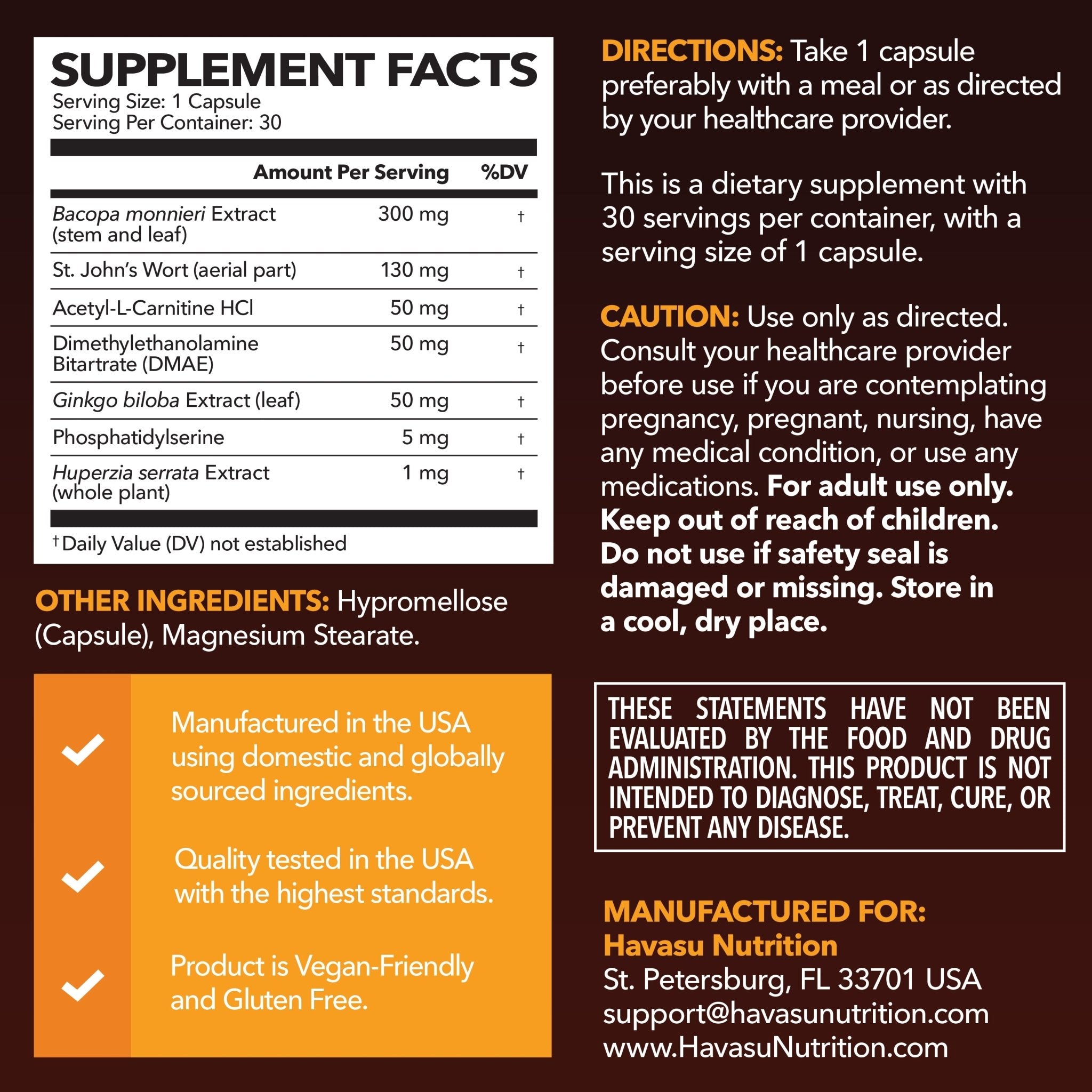 NeuroIgnite Capsules - Havasu Nutrition