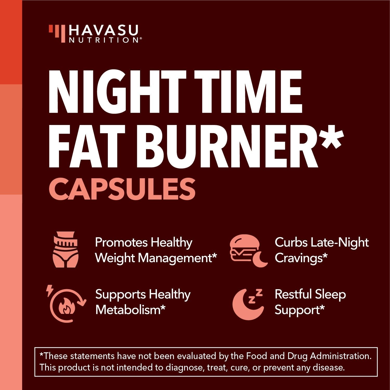 Night Time Fat Burner Capsules - Havasu Nutrition