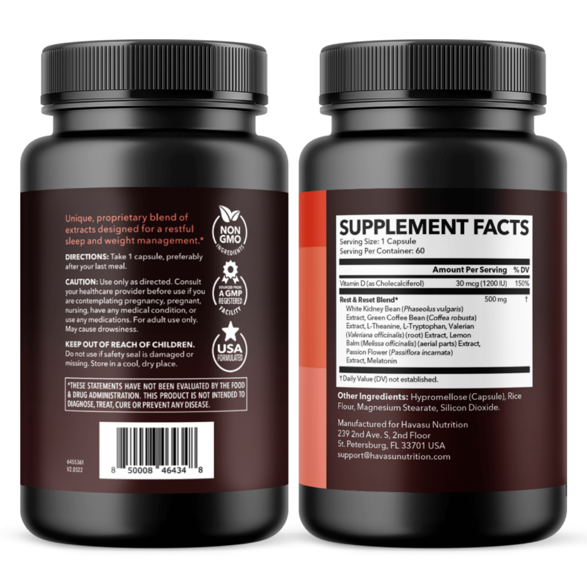 Night Time Fat Burner Capsules - Havasu Nutrition