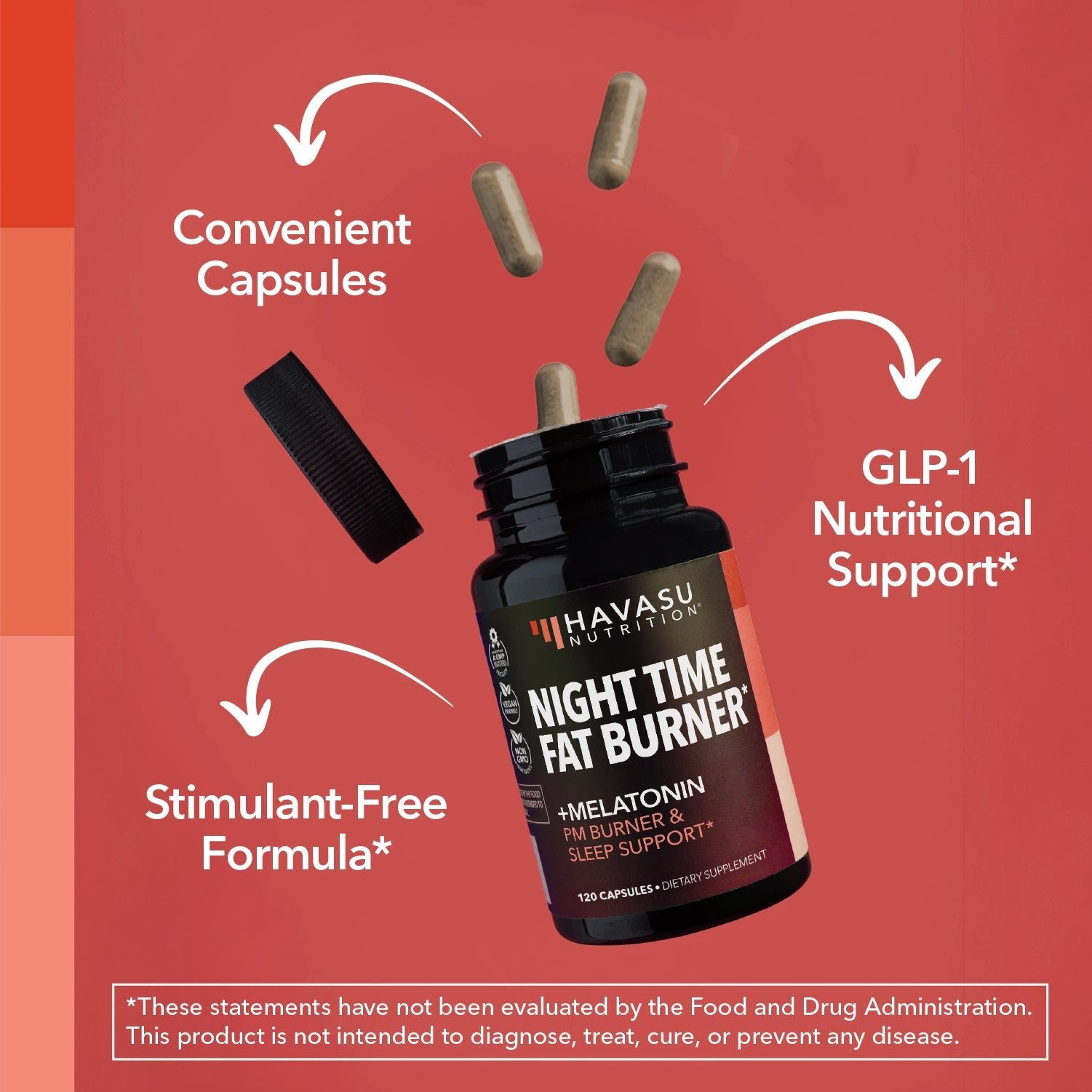 Night Time Fat Burner Capsules - Havasu Nutrition