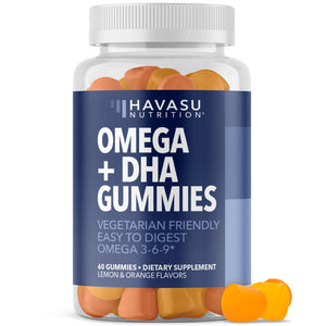 Omega Gummies for Adults, Lemon & Orange - Havasu Nutrition