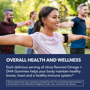 Omega Gummies for Adults, Lemon & Orange Flavors, 60ct - Havasu Nutrition