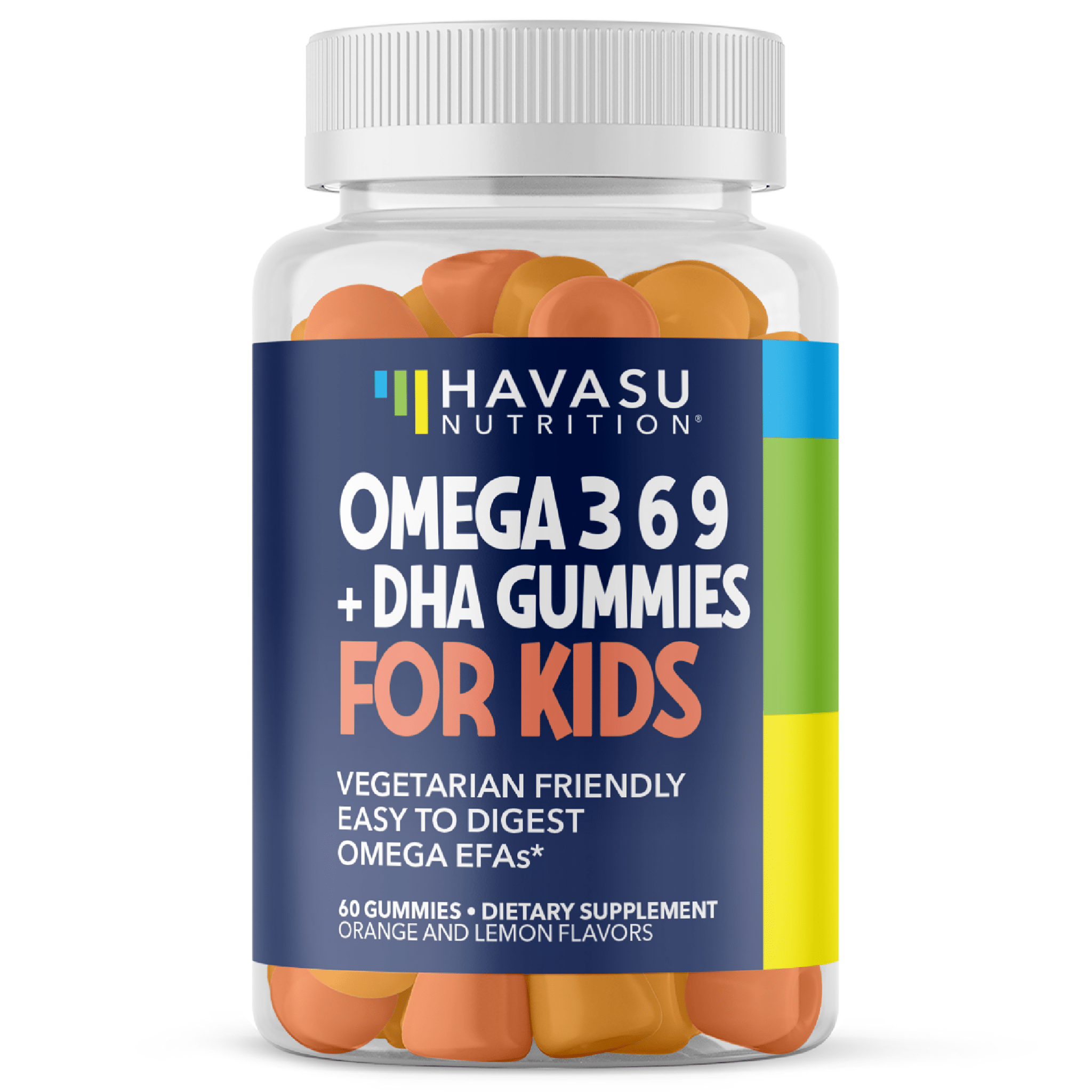 Omega Gummies for Kids, Lemon & Orange - Havasu Nutrition