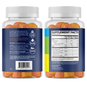 Omega Gummies for Kids, Lemon & Orange Flavors, 60ct - Havasu Nutrition