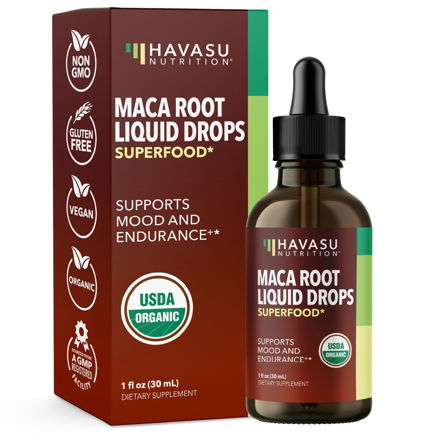Organic Maca Root Liquid, Unflavored - Havasu Nutrition