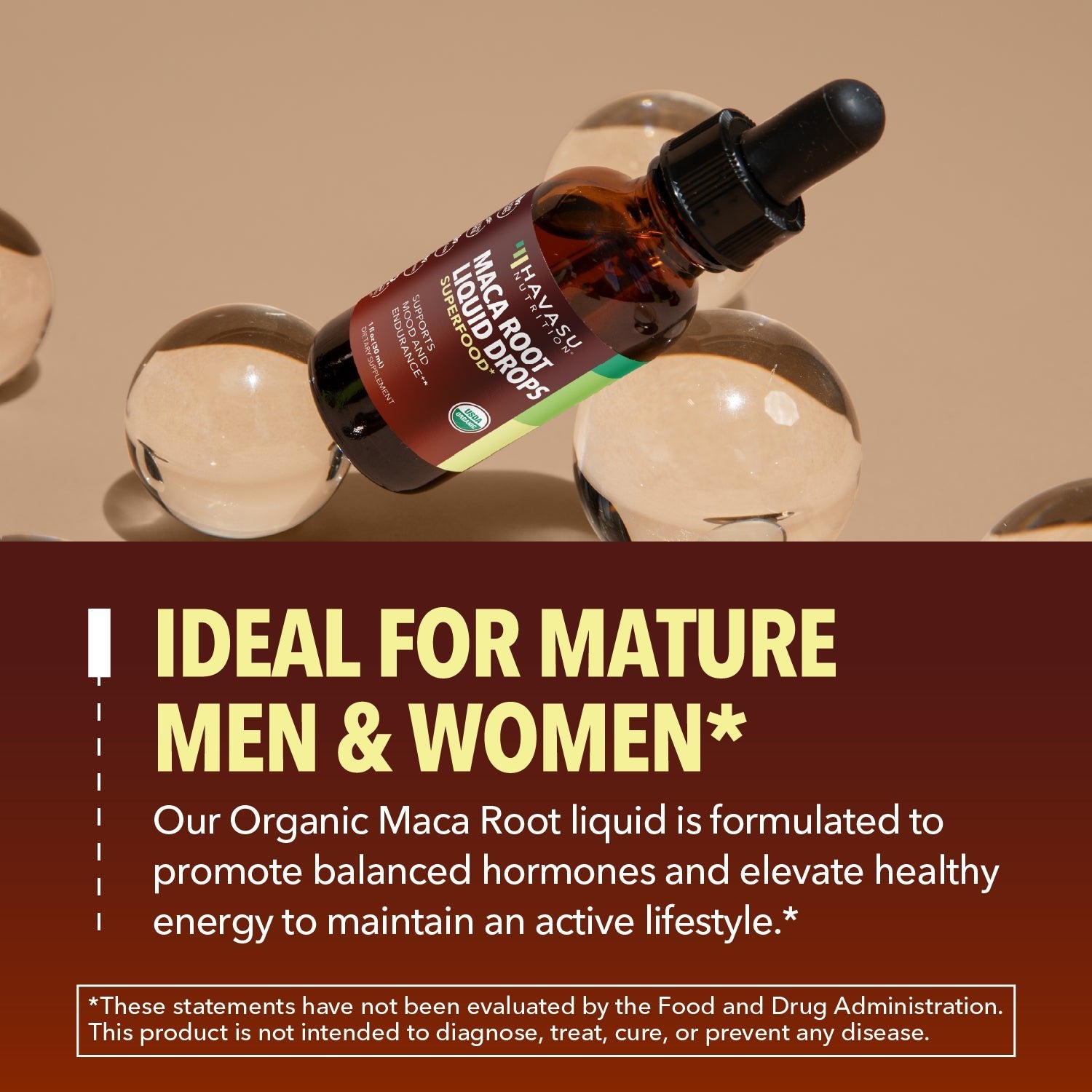 Organic Maca Root Liquid, Unflavored - Havasu Nutrition