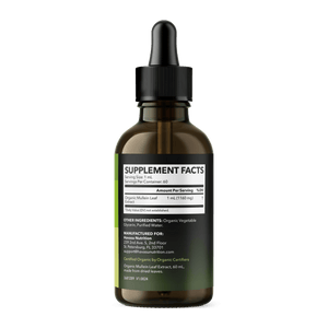 Organic Mullein Leaf Liquid, 2fl oz - Havasu Nutrition