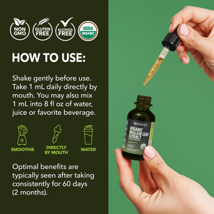 Organic Mullein Leaf Liquid - Havasu Nutrition