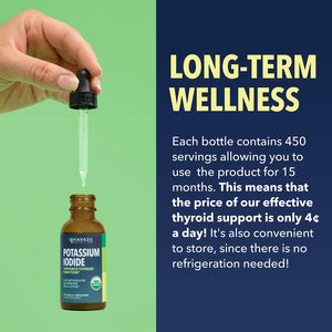 Organic Potassium Iodide Liquid, 1 fl oz - Havasu Nutrition