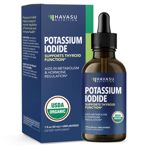 Organic Potassium Iodide Liquid, Unflavored - Havasu Nutrition