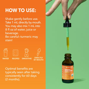 Organic Turmeric Liquid, Unflavored - Havasu Nutrition