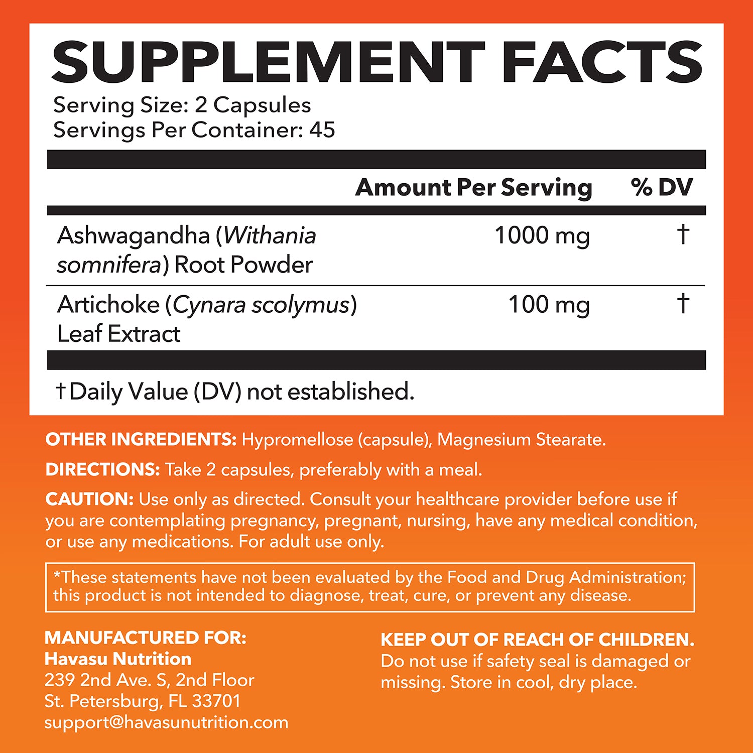 Ashwagandha Capsules