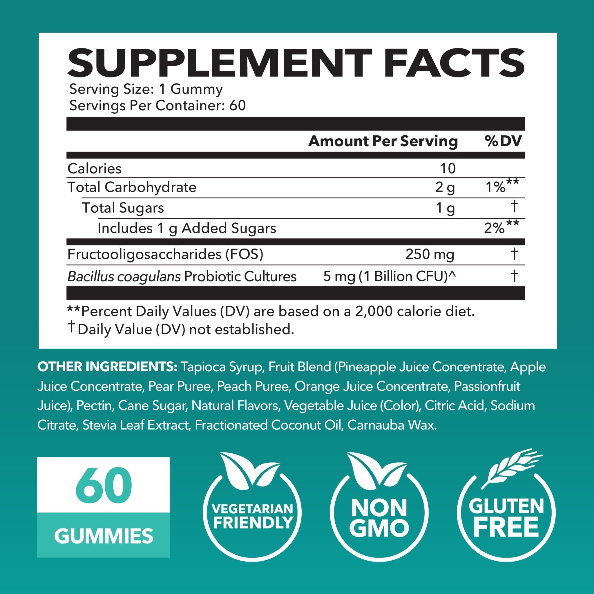 Probiotic Gummies, Berry, 60ct - Havasu Nutrition
