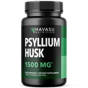 Psyllium Husk Capsules, 270ct - Havasu Nutrition