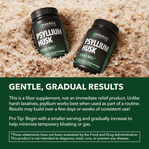 Psyllium Husk Capsules, 270ct - Havasu Nutrition