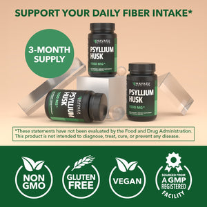 Psyllium Husk Capsules, 270ct - Havasu Nutrition