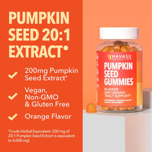 Pumpkin Seed Gummies, 60ct - Havasu Nutrition