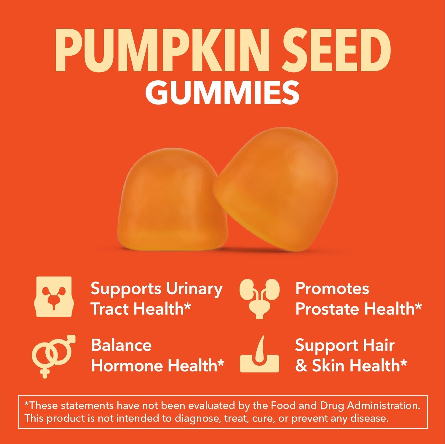 Pumpkin Seed Gummies, 60ct - Havasu Nutrition
