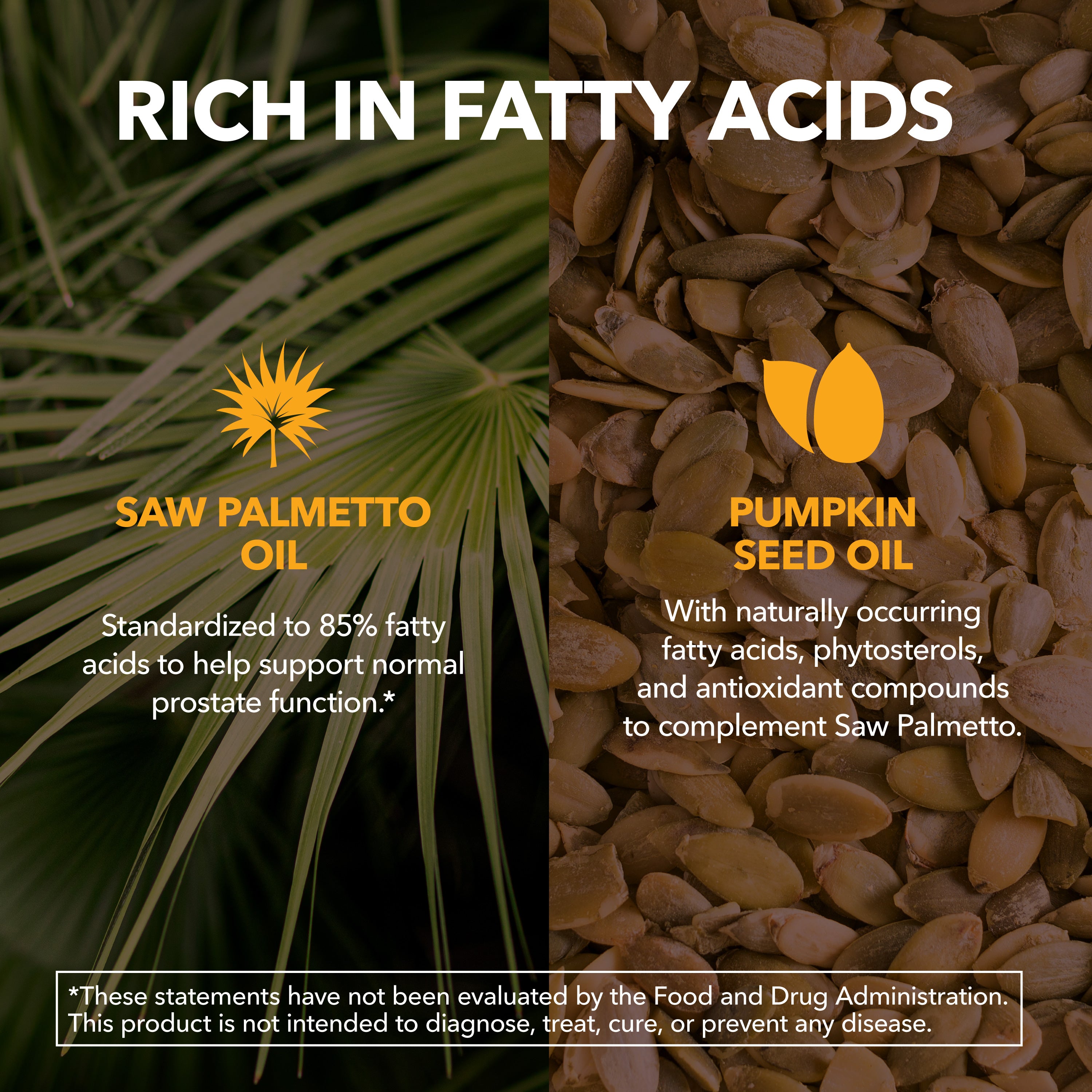Pumpkin Seed Oil with Saw Palmetto Softgels