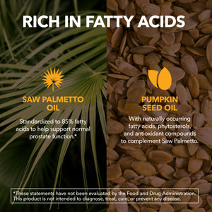 Pumpkin Seed Oil with Saw Palmetto Softgels
