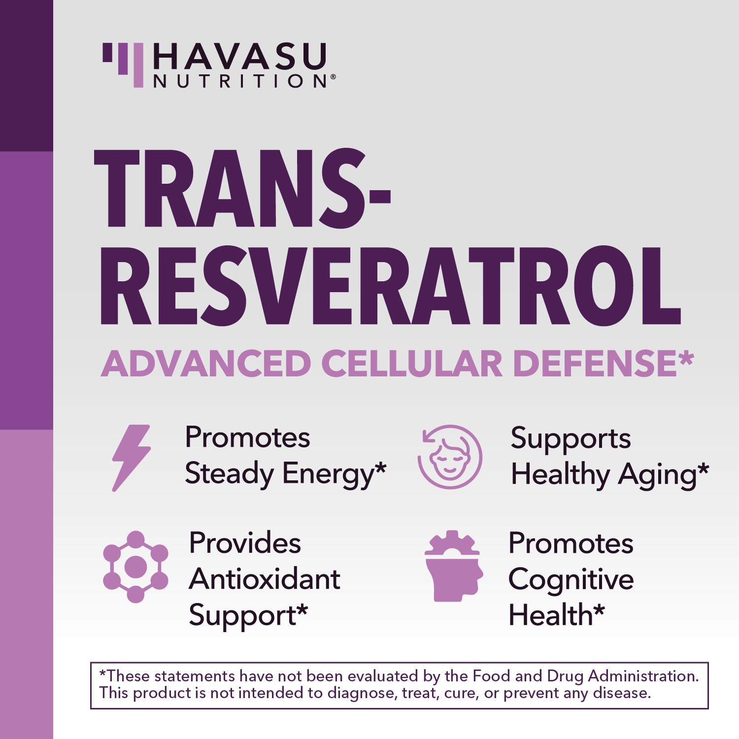 Resveratrol Capsules, 120ct - Havasu Nutrition