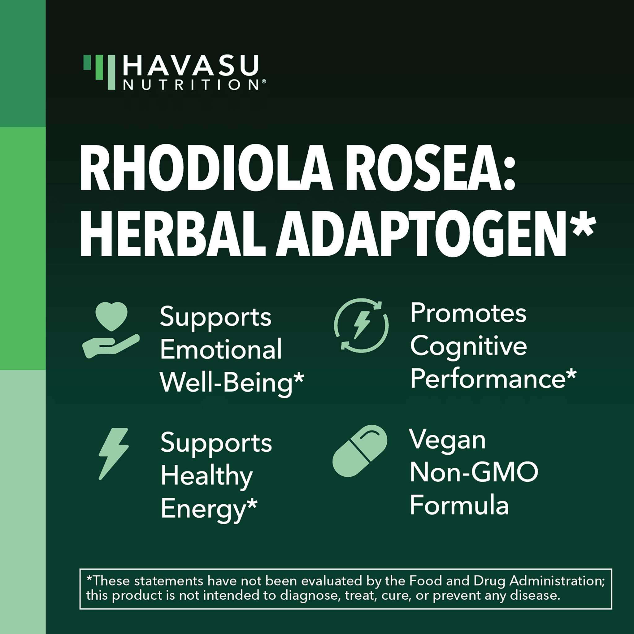 Rhodiola Rosea Capsules - Havasu Nutrition