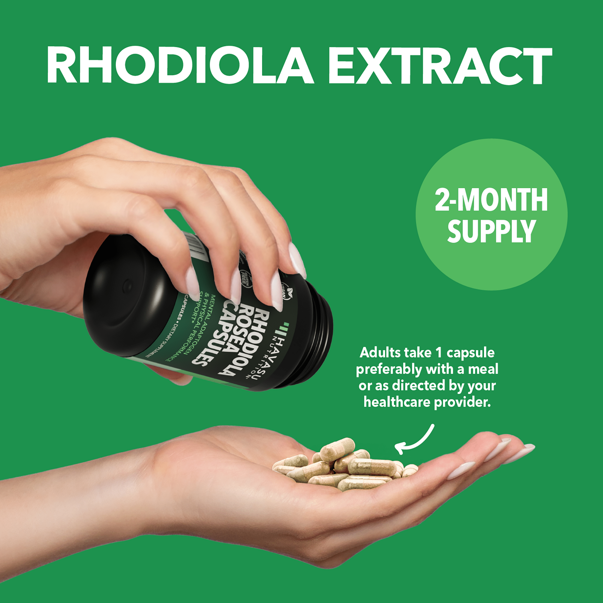 Rhodiola Rosea Capsules - Havasu Nutrition
